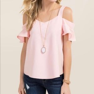 Francesca’s off the shoulder top